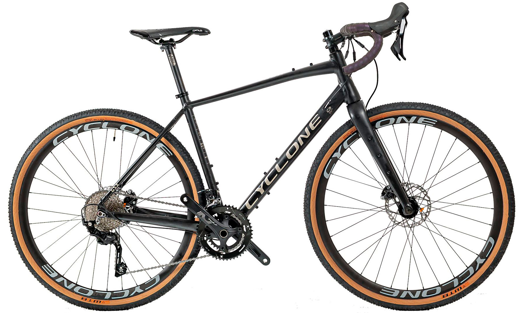 Фотография Велосипед Cyclone GSX 28" размер L рама 56 см 2022 Черный